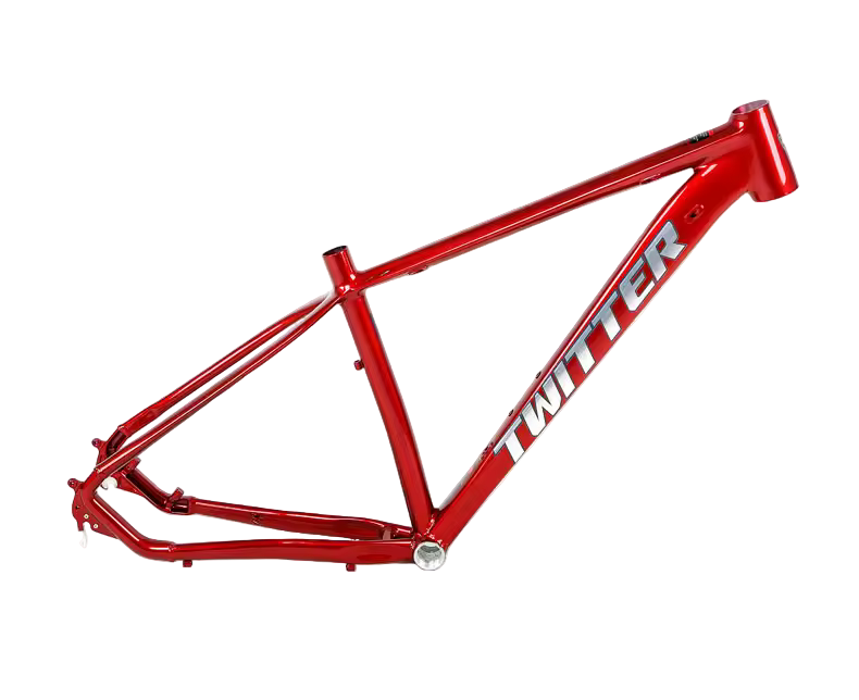 mountainbike frame size Twitter RIDER — AL7005 MTB Frame Red / Quick Release (135mm) / 17"
