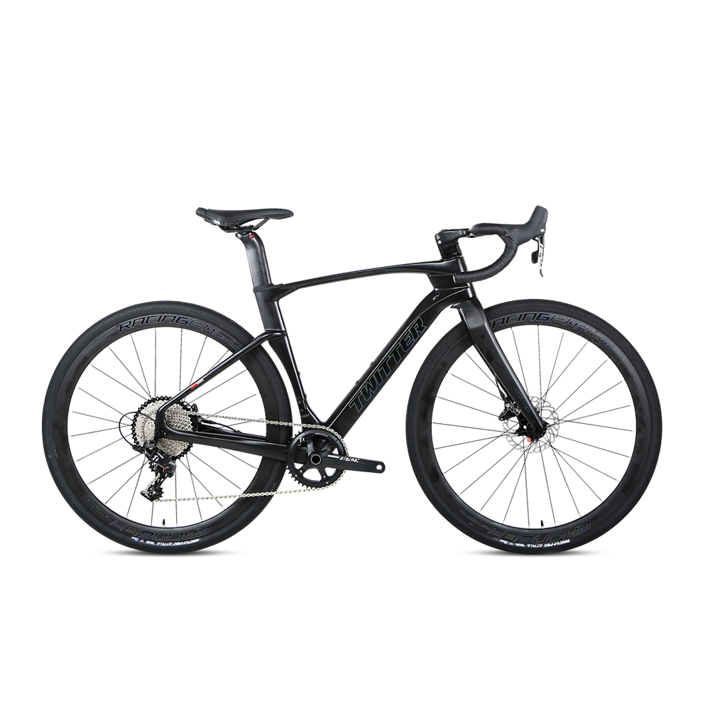 GRAVEL V3 - SRAM APEX 11 Speed - Carbon Fiber Gravel Bike - Bike Size: XS (45cm) - Color: Black