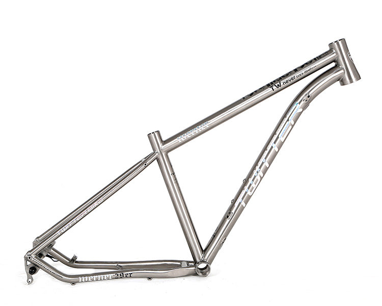 TWITTER WERNER Titanium Alloy MTB Frame – 29"/27.5", Lightweight, XC-Optimized, 135mm QR