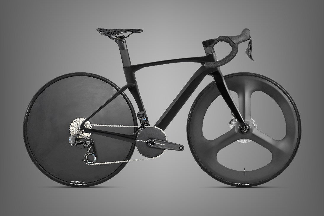 Cyclone Tri-Spoke + Disc Wheel Carbon Road Bike… – Twitter Bikes