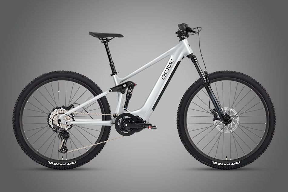 EM6 Cyctrac eMTB in Silver