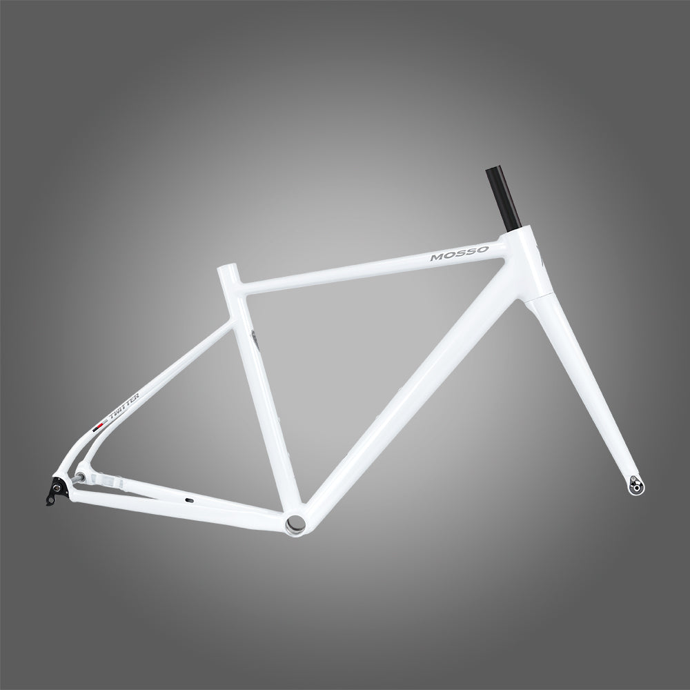 TWITTER × MOSSO C5 Pro Alloy Road Frame Set – AL7005 Frame + Carbon Fork, 700C, Disc, Thru-Axle