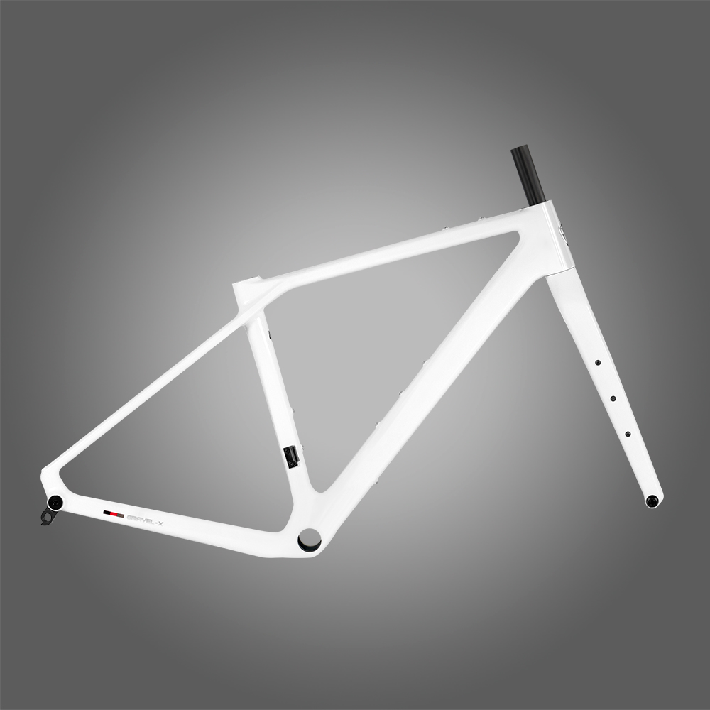 TWITTER GRAVEL X Carbon Gravel Frame Set – High-Modulus Carbon, 700C, Disc, Thru-Axle, 700×45C