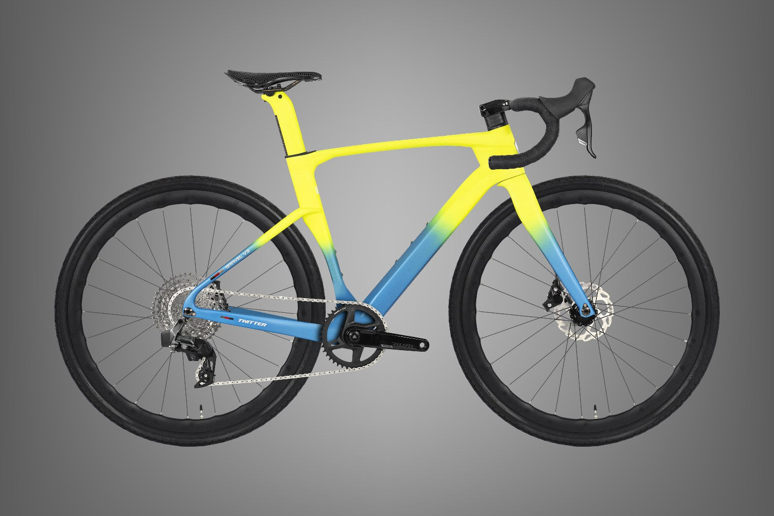 Gravel V3 PRO — Yellow Blue (gray)