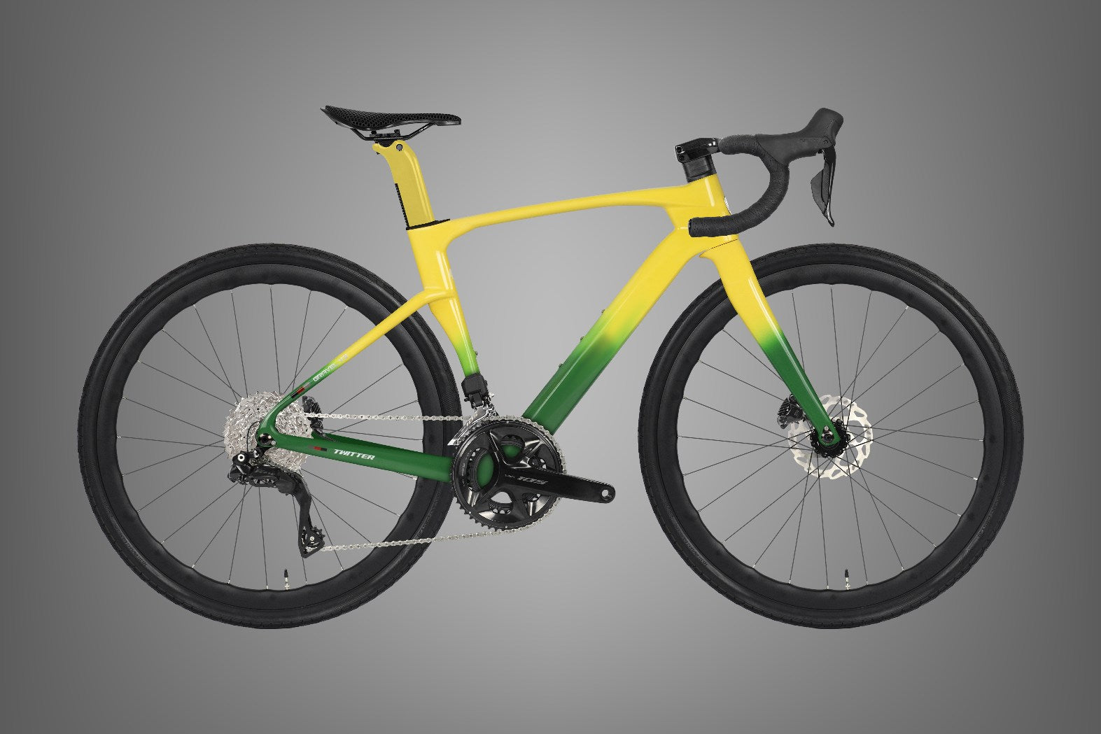 Gravel V3 PRO — Yellow Green (gray)