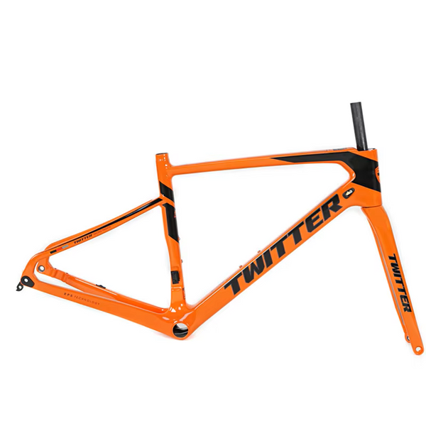 TWITTER GRAVEL Disc Carbon Road Frame Set – T800, 700C, Gravel & Endurance Ready