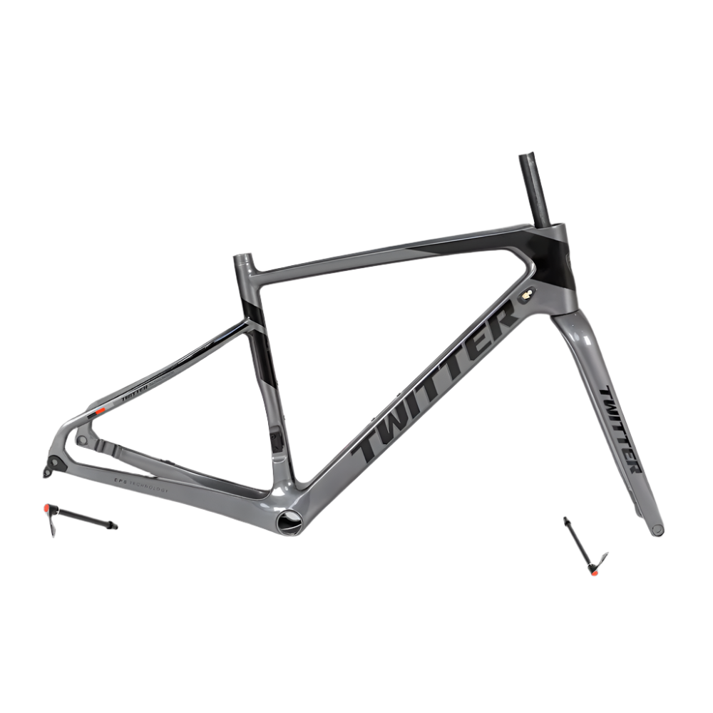 TWITTER GRAVEL Disc Carbon Road Frame Set – T800, 700C, Gravel