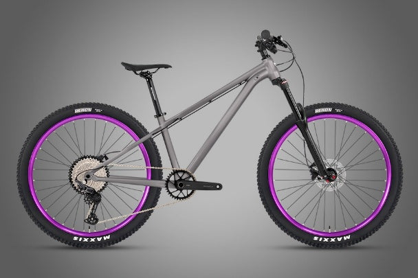 GTR Matte Ti Gray · Purple Rim