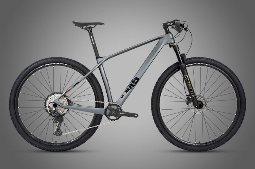 M5 (Boost) — Twitter Carbon Mountain Bike WheelTop EDS OX 13 Speed (Wireless) / Matte Silver