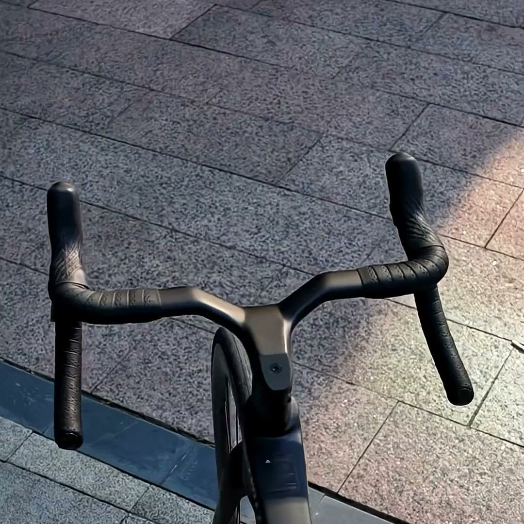 TWITTER riser integrated carbon handlebar and stem