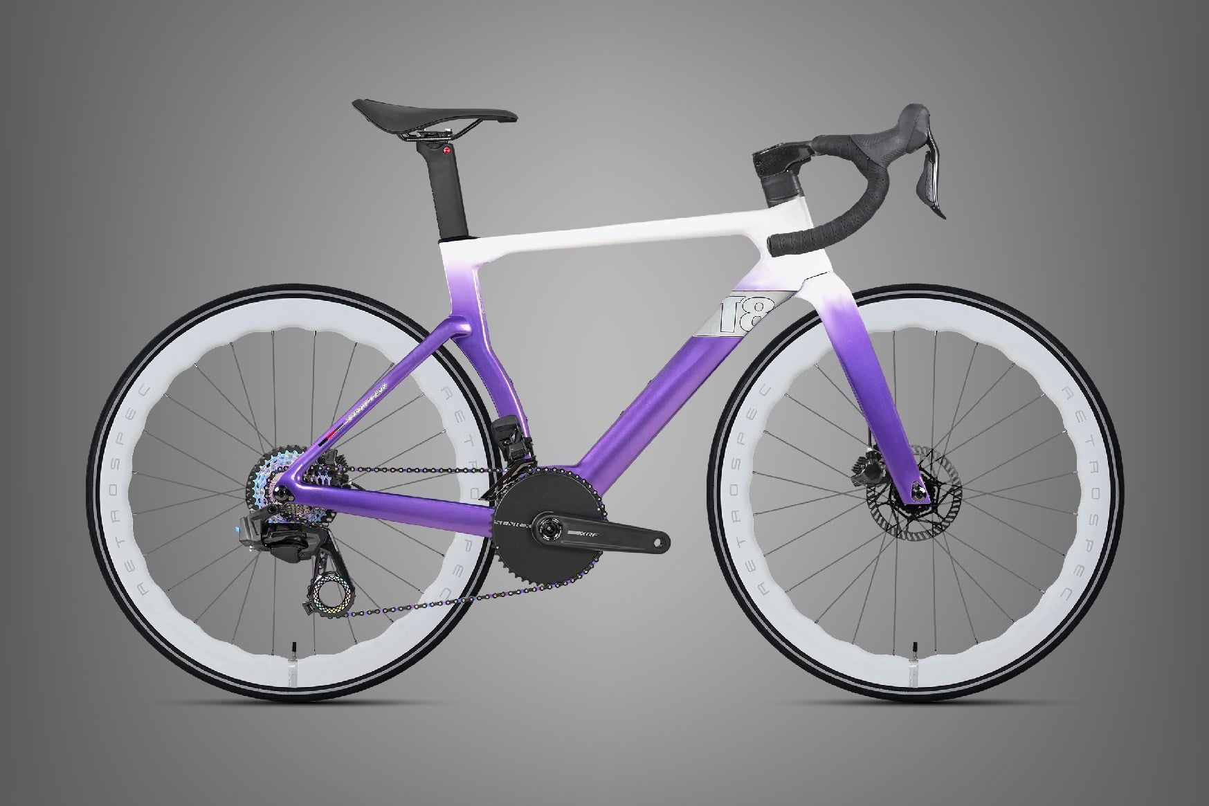 T8 Pro-Disc — White Purple (gray)