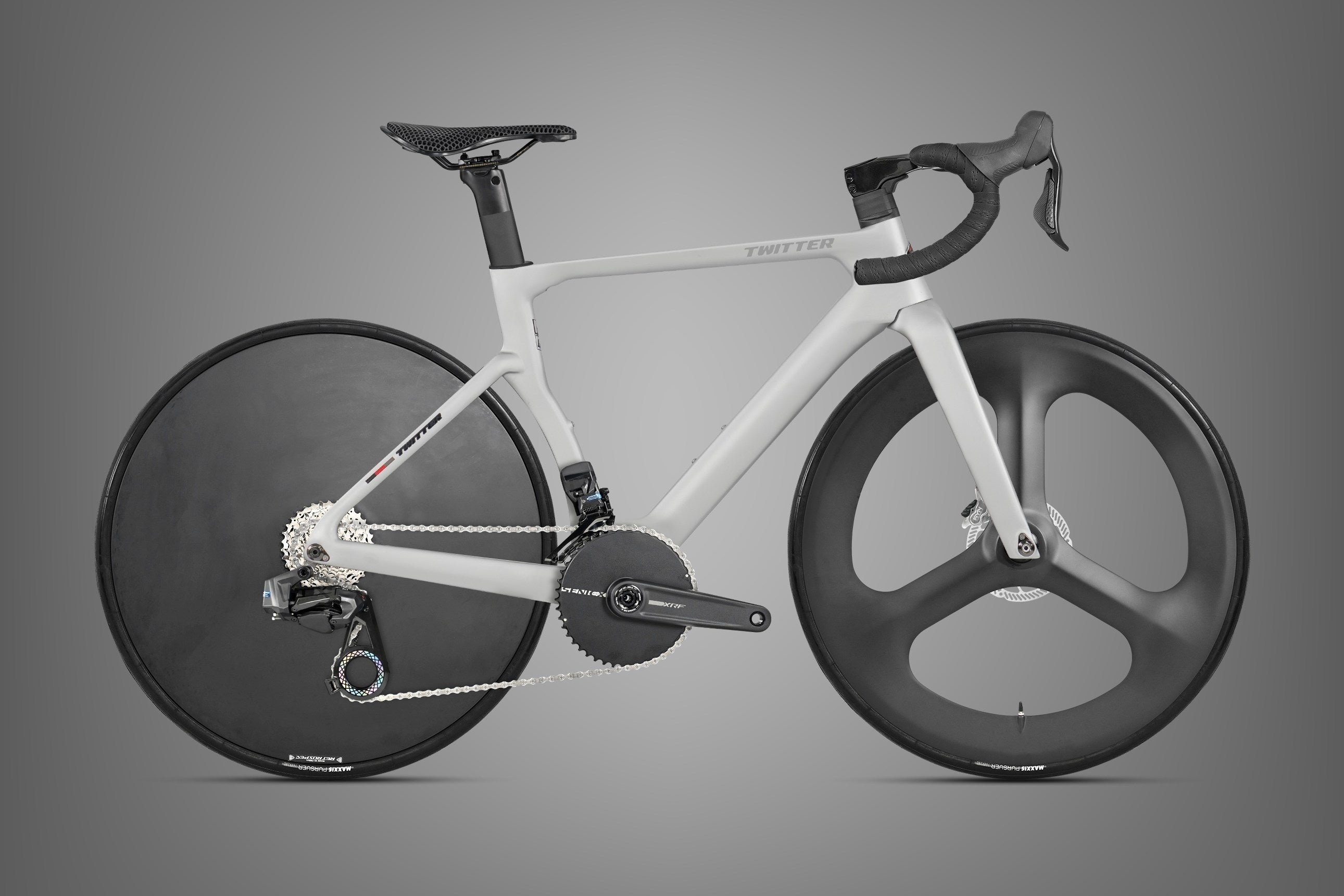 T8 Pro Tri-Spoke (TT) Carbon Road Bike | Twitter Bikes USA