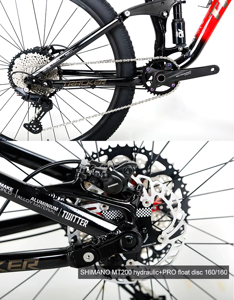 TRACKER drivetrain and brakes