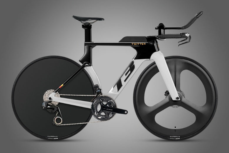 Triathlon T3 Tri-Spoke (TT) — SilverBlack (gray)