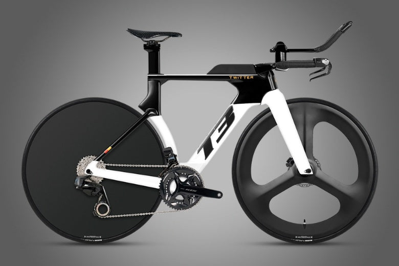 Triathlon T3 Tri-Spoke (TT) — WhiteBlack (gray)